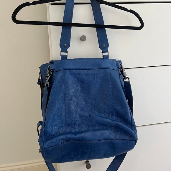 Cobalt Blue Boktier Crossbody Satchel - Picture 2 of 14